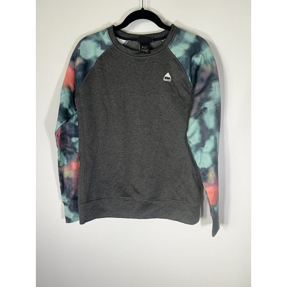 BURTON Oak Crew cosmic sleeves skiing gray top S streetwear gorpcore